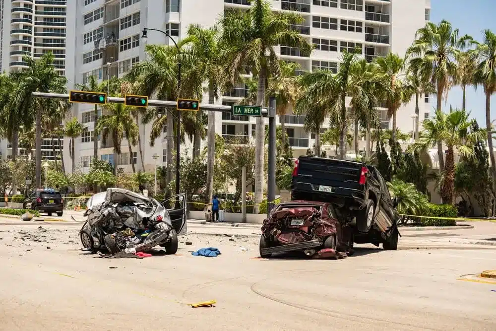 Terrible car accident happened